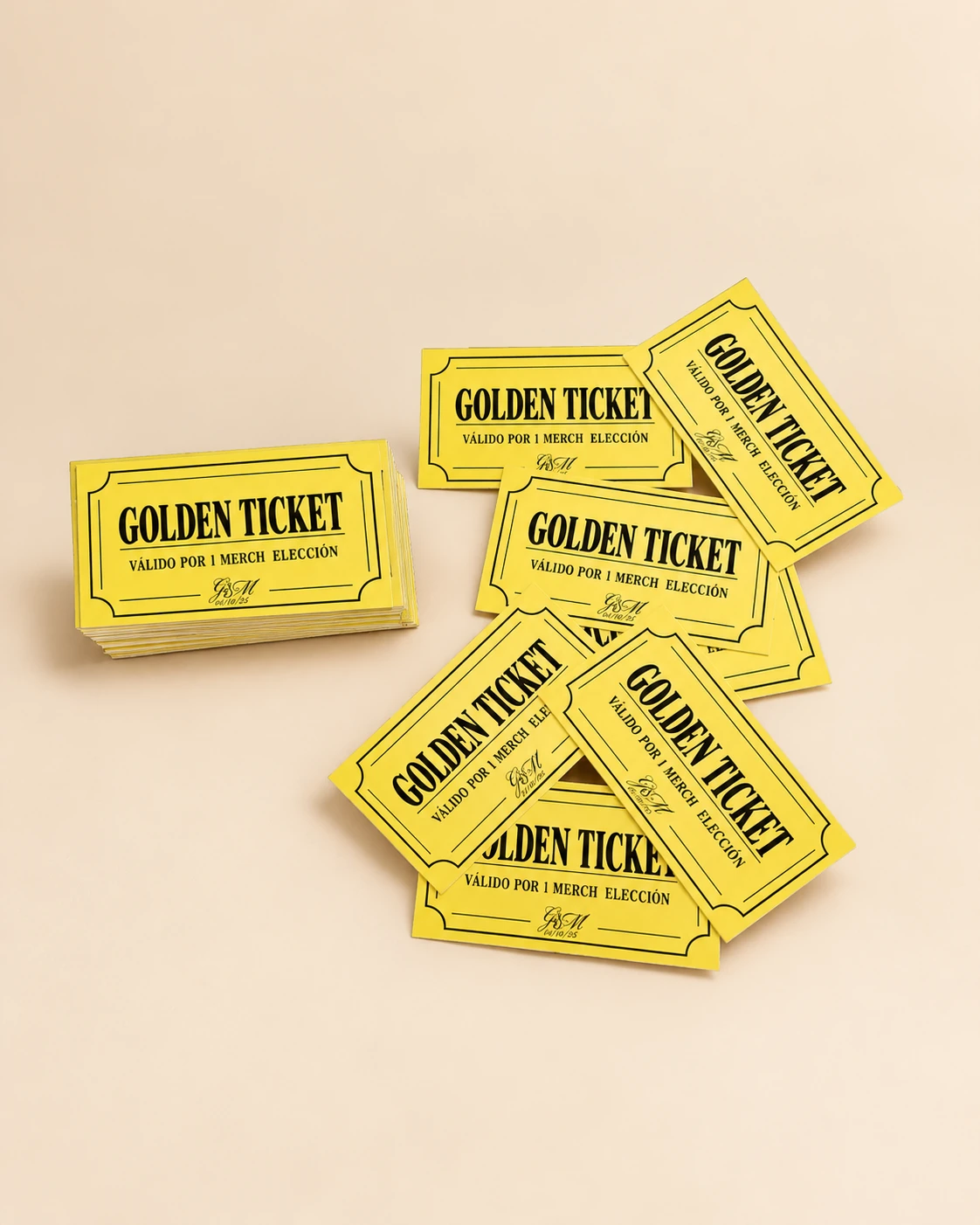 Tickets y cupones personalizados