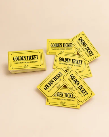 Tickets y cupones personalizados · muestra 8